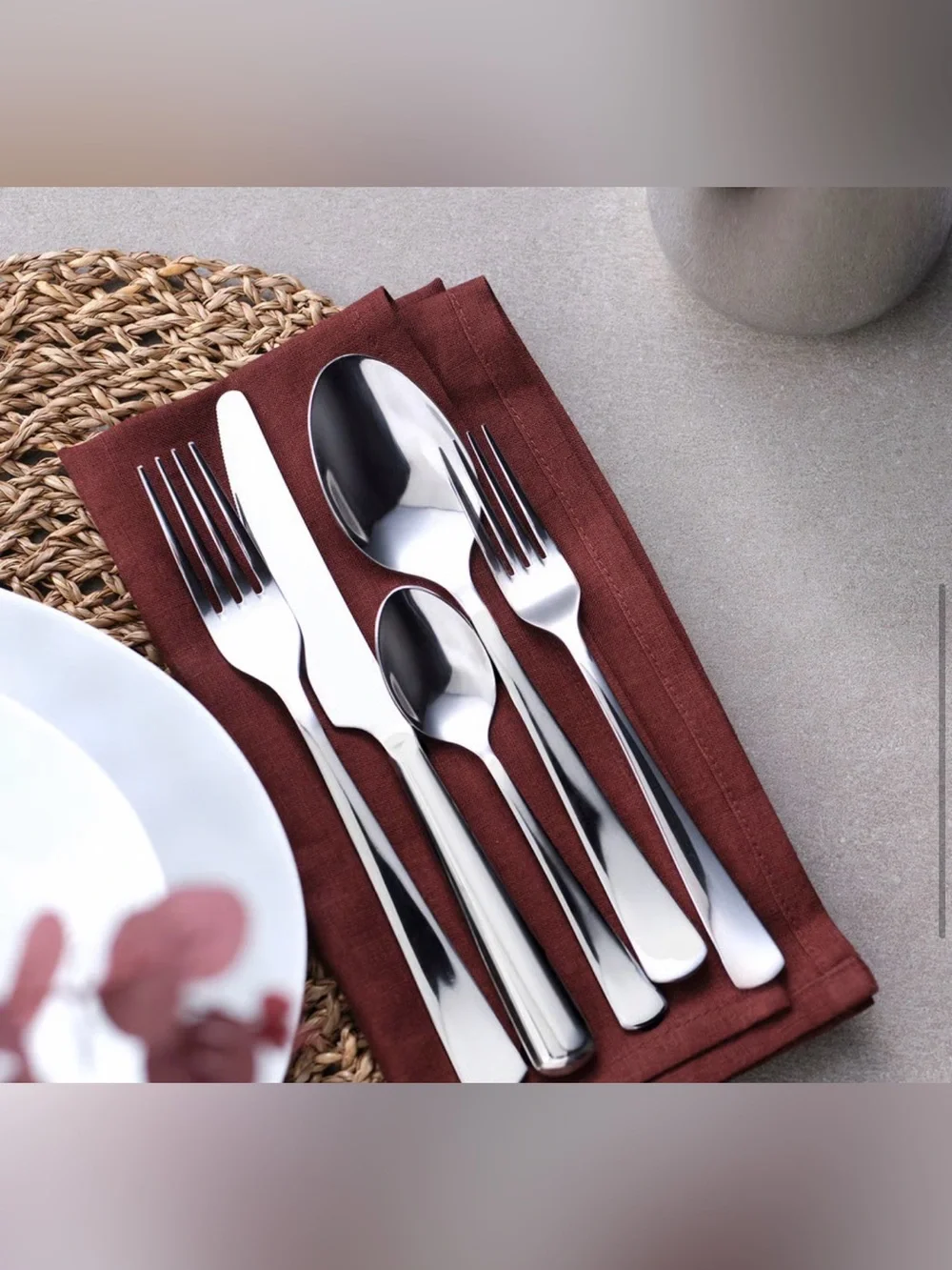 IKEA SEDLIG 20-Piece Flatware Set Stainless Steel Ehlén Johansson 201.553.12